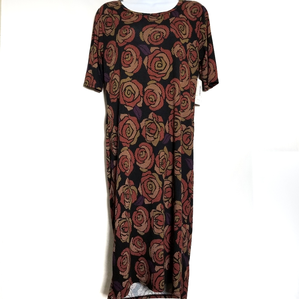 LuLaRoe Julia fall floral dress